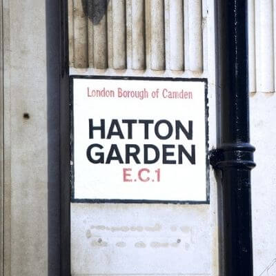 Hatton Garden Street Sign